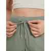 imageODODOS Womens Athletic Shorts 35 High Waisted Lightweight Ripstop Quick Dry Workout Running Casual Shorts with PocketsSeagrass