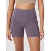 imageODODOS Womens Tummy Control Biker Shorts 20 with Pockets High Waist Athletic Workout Yoga Shorts35 5quot 8quot  10quot InseamAsh Violet