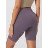 imageODODOS Womens Tummy Control Biker Shorts 20 with Pockets High Waist Athletic Workout Yoga Shorts35 5quot 8quot  10quot InseamAsh Violet