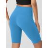 imageODODOS Womens Tummy Control Biker Shorts 20 with Pockets High Waist Athletic Workout Yoga Shorts35 5quot 8quot  10quot InseamAzure