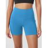 imageODODOS Womens Tummy Control Biker Shorts 20 with Pockets High Waist Athletic Workout Yoga Shorts35 5quot 8quot  10quot InseamAzure