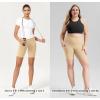 imageODODOS Womens Tummy Control Biker Shorts 20 with Pockets High Waist Athletic Workout Yoga Shorts35 5quot 8quot  10quot InseamBeige