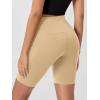 imageODODOS Womens Tummy Control Biker Shorts 20 with Pockets High Waist Athletic Workout Yoga Shorts35 5quot 8quot  10quot InseamBeige