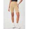 imageODODOS Womens Tummy Control Biker Shorts 20 with Pockets High Waist Athletic Workout Yoga Shorts35 5quot 8quot  10quot InseamBeige
