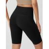 imageODODOS Womens Tummy Control Biker Shorts 20 with Pockets High Waist Athletic Workout Yoga Shorts35 5quot 8quot  10quot InseamBlack