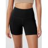 imageODODOS Womens Tummy Control Biker Shorts 20 with Pockets High Waist Athletic Workout Yoga Shorts35 5quot 8quot  10quot InseamBlack