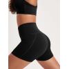 imageODODOS Womens Tummy Control Biker Shorts 20 with Pockets High Waist Athletic Workout Yoga Shorts35 5quot 8quot  10quot InseamBlack