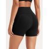 imageODODOS Womens Tummy Control Biker Shorts 20 with Pockets High Waist Athletic Workout Yoga Shorts35 5quot 8quot  10quot InseamBlack