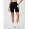imageODODOS Womens Tummy Control Biker Shorts 20 with Pockets High Waist Athletic Workout Yoga Shorts35 5quot 8quot  10quot InseamBlack