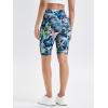 imageODODOS Womens Tummy Control Biker Shorts 20 with Pockets High Waist Athletic Workout Yoga Shorts35 5quot 8quot  10quot InseamBlurred Tropical