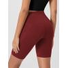 imageODODOS Womens Tummy Control Biker Shorts 20 with Pockets High Waist Athletic Workout Yoga Shorts35 5quot 8quot  10quot InseamBrick Red