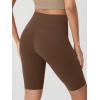 imageODODOS Womens Tummy Control Biker Shorts 20 with Pockets High Waist Athletic Workout Yoga Shorts35 5quot 8quot  10quot InseamBrunette