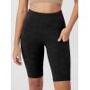 imageODODOS Womens Tummy Control Biker Shorts 20 with Pockets High Waist Athletic Workout Yoga Shorts35 5quot 8quot  10quot InseamCamo Black