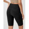 imageODODOS Womens Tummy Control Biker Shorts 20 with Pockets High Waist Athletic Workout Yoga Shorts35 5quot 8quot  10quot InseamCamo Black