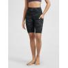 imageODODOS Womens Tummy Control Biker Shorts 20 with Pockets High Waist Athletic Workout Yoga Shorts35 5quot 8quot  10quot InseamCamo Dark Gray