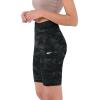 imageODODOS Womens Tummy Control Biker Shorts 20 with Pockets High Waist Athletic Workout Yoga Shorts35 5quot 8quot  10quot InseamCamo Dark Gray