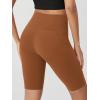 imageODODOS Womens Tummy Control Biker Shorts 20 with Pockets High Waist Athletic Workout Yoga Shorts35 5quot 8quot  10quot InseamCaramel