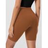 imageODODOS Womens Tummy Control Biker Shorts 20 with Pockets High Waist Athletic Workout Yoga Shorts35 5quot 8quot  10quot InseamCaramel