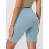 imageODODOS Womens Tummy Control Biker Shorts 20 with Pockets High Waist Athletic Workout Yoga Shorts35 5quot 8quot  10quot InseamChambray