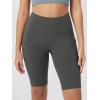 imageODODOS Womens Tummy Control Biker Shorts 20 with Pockets High Waist Athletic Workout Yoga Shorts35 5quot 8quot  10quot InseamCharcoal