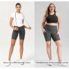 imageODODOS Womens Tummy Control Biker Shorts 20 with Pockets High Waist Athletic Workout Yoga Shorts35 5quot 8quot  10quot InseamCharcoal