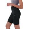 imageODODOS Womens Tummy Control Biker Shorts 20 with Pockets High Waist Athletic Workout Yoga Shorts35 5quot 8quot  10quot InseamCharcoal Leopard