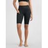 imageODODOS Womens Tummy Control Biker Shorts 20 with Pockets High Waist Athletic Workout Yoga Shorts35 5quot 8quot  10quot InseamCharcoal Leopard