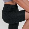 imageODODOS Womens Tummy Control Biker Shorts 20 with Pockets High Waist Athletic Workout Yoga Shorts35 5quot 8quot  10quot InseamCharcoal Leopard