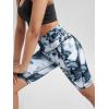 imageODODOS Womens Tummy Control Biker Shorts 20 with Pockets High Waist Athletic Workout Yoga Shorts35 5quot 8quot  10quot InseamCrosstalk Navy
