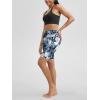 imageODODOS Womens Tummy Control Biker Shorts 20 with Pockets High Waist Athletic Workout Yoga Shorts35 5quot 8quot  10quot InseamCrosstalk Navy