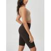 imageODODOS Womens Tummy Control Biker Shorts 20 with Pockets High Waist Athletic Workout Yoga Shorts35 5quot 8quot  10quot InseamDark Brown