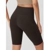 imageODODOS Womens Tummy Control Biker Shorts 20 with Pockets High Waist Athletic Workout Yoga Shorts35 5quot 8quot  10quot InseamDark Brown