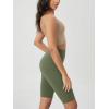 imageODODOS Womens Tummy Control Biker Shorts 20 with Pockets High Waist Athletic Workout Yoga Shorts35 5quot 8quot  10quot InseamDark Olive