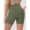 imageODODOS Womens Tummy Control Biker Shorts 20 with Pockets High Waist Athletic Workout Yoga Shorts35 5quot 8quot  10quot InseamDark Olive
