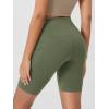 imageODODOS Womens Tummy Control Biker Shorts 20 with Pockets High Waist Athletic Workout Yoga Shorts35 5quot 8quot  10quot InseamDark Olive