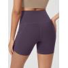 imageODODOS Womens Tummy Control Biker Shorts 20 with Pockets High Waist Athletic Workout Yoga Shorts35 5quot 8quot  10quot InseamDark Purple
