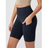 imageODODOS Womens Tummy Control Biker Shorts 20 with Pockets High Waist Athletic Workout Yoga Shorts35 5quot 8quot  10quot InseamDeep Navy