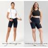 imageODODOS Womens Tummy Control Biker Shorts 20 with Pockets High Waist Athletic Workout Yoga Shorts35 5quot 8quot  10quot InseamDeep Navy