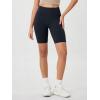 imageODODOS Womens Tummy Control Biker Shorts 20 with Pockets High Waist Athletic Workout Yoga Shorts35 5quot 8quot  10quot InseamDeep Navy