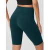 imageODODOS Womens Tummy Control Biker Shorts 20 with Pockets High Waist Athletic Workout Yoga Shorts35 5quot 8quot  10quot InseamForest Teal