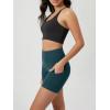 imageODODOS Womens Tummy Control Biker Shorts 20 with Pockets High Waist Athletic Workout Yoga Shorts35 5quot 8quot  10quot InseamForest Teal