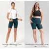 imageODODOS Womens Tummy Control Biker Shorts 20 with Pockets High Waist Athletic Workout Yoga Shorts35 5quot 8quot  10quot InseamForest Teal