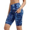 imageODODOS Womens Tummy Control Biker Shorts 20 with Pockets High Waist Athletic Workout Yoga Shorts35 5quot 8quot  10quot InseamIndigo