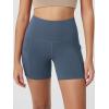 imageODODOS Womens Tummy Control Biker Shorts 20 with Pockets High Waist Athletic Workout Yoga Shorts35 5quot 8quot  10quot InseamInk Blue