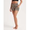 imageODODOS Womens Tummy Control Biker Shorts 20 with Pockets High Waist Athletic Workout Yoga Shorts35 5quot 8quot  10quot InseamLeopard