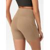 imageODODOS Womens Tummy Control Biker Shorts 20 with Pockets High Waist Athletic Workout Yoga Shorts35 5quot 8quot  10quot InseamLight Brown