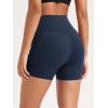 imageODODOS Womens Tummy Control Biker Shorts 20 with Pockets High Waist Athletic Workout Yoga Shorts35 5quot 8quot  10quot InseamNavy