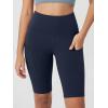imageODODOS Womens Tummy Control Biker Shorts 20 with Pockets High Waist Athletic Workout Yoga Shorts35 5quot 8quot  10quot InseamNavy