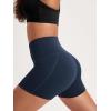 imageODODOS Womens Tummy Control Biker Shorts 20 with Pockets High Waist Athletic Workout Yoga Shorts35 5quot 8quot  10quot InseamNavy