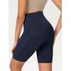 imageODODOS Womens Tummy Control Biker Shorts 20 with Pockets High Waist Athletic Workout Yoga Shorts35 5quot 8quot  10quot InseamNavy